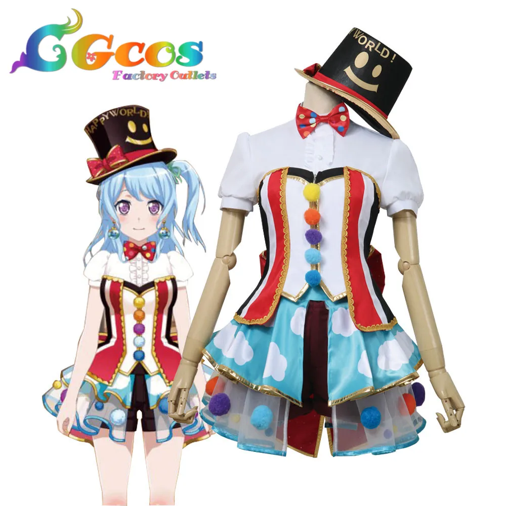 

CGCOS Cosplay Costume BanG Dream!!! Hello, Happy World! Smiling Magic Matsubara Kanon Dresses Uniform CG554 Free shipping