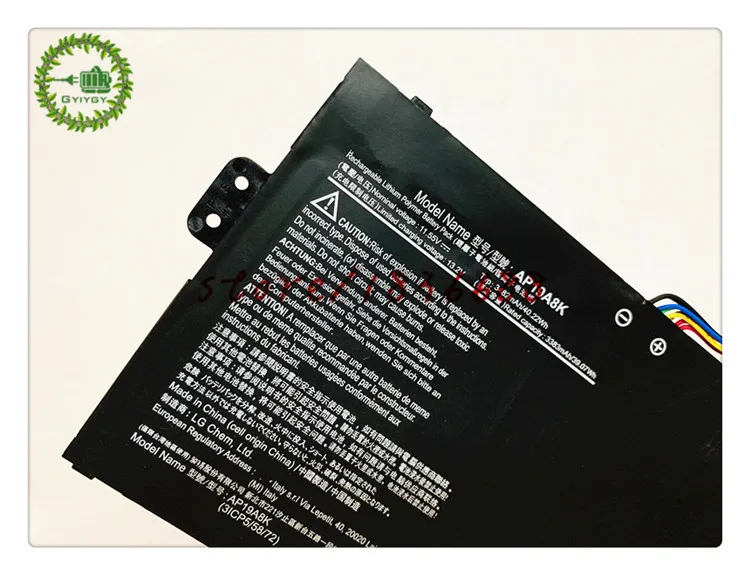 GYIYGY 11,55 V 3482mAh 40.22Wh AP19A8K Аккумулятор для ноутбука acer