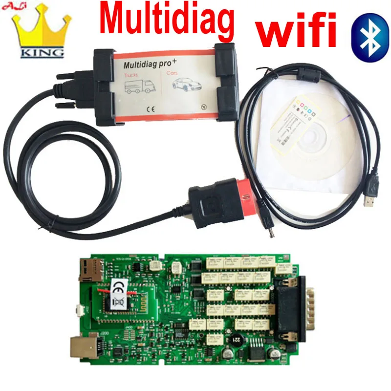 Multidiag Pro + Bluetooth сканер obd 2 Автомобильный диагностический автоматический