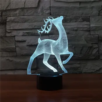

Deer 83d Light Colorful Led Vision Light Gift Atmosphere Table Lamp