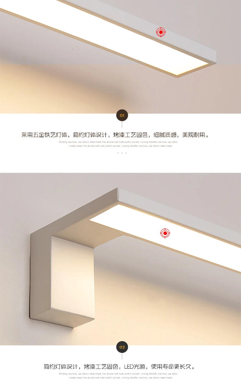 Современный настенный светильник, светодиодные домашние настенные лампы, светодиодный настенный светильник, светильник s для спальни, гостиной, лестничного зеркала, светильник Lampara De Pared