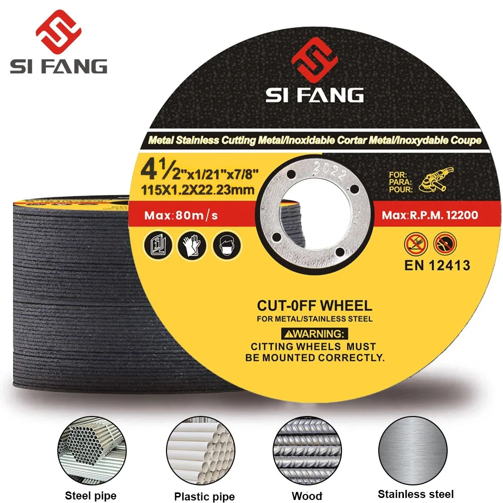 115mm Metal & Stainless Cutting Discs Cut Off Wheels Flap Sa