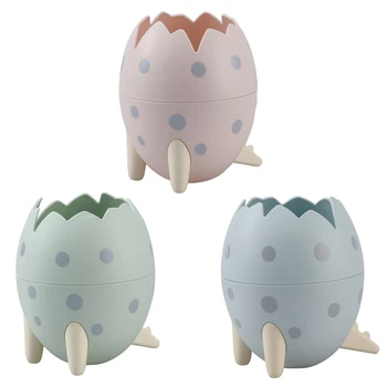 

Creative Cartoon Cute Dinosaur Egg Shape Multi-function Pen Holder Learning Stationery School Supplies