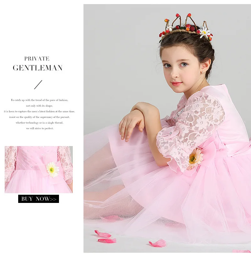 Детское свадебное платье в европейском и американском стиле; кружевное платье принцессы из органзы с вышивкой для девочек; образцы