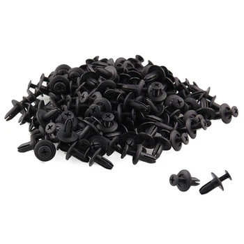 

120 X 6Mm Car Plastic Rivets Hole Dia Fastener Bumper Push Pin Clips
