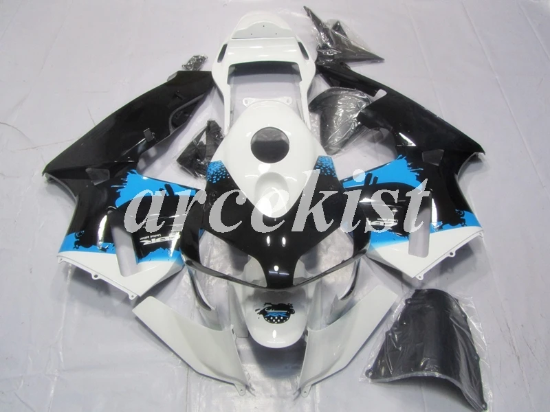 

4Gifts Injection mold New ABS Motorcycle Full Fairing Kit Fit For Honda CBR600RR 03 04 F5 2003 2004 Body set Black white Blue