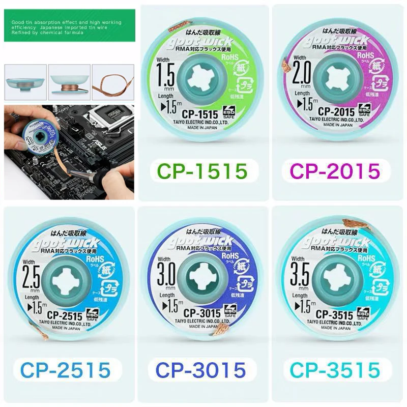 Desoldering Wick Desolder Wick Flux Wick 0 8 Desolder Solder Wick