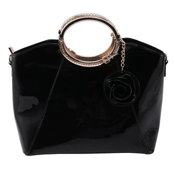 

Women's Handbags Fashion High Capacity Patent Leather Casual Crossbody Top-Handle Shoulder Bags