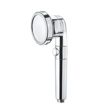 

High Pressure 3 Modes Adjustable Bathroom Spray Handheld Shower Head ABS Ionic Home Softener Filter With Switch Water Saving