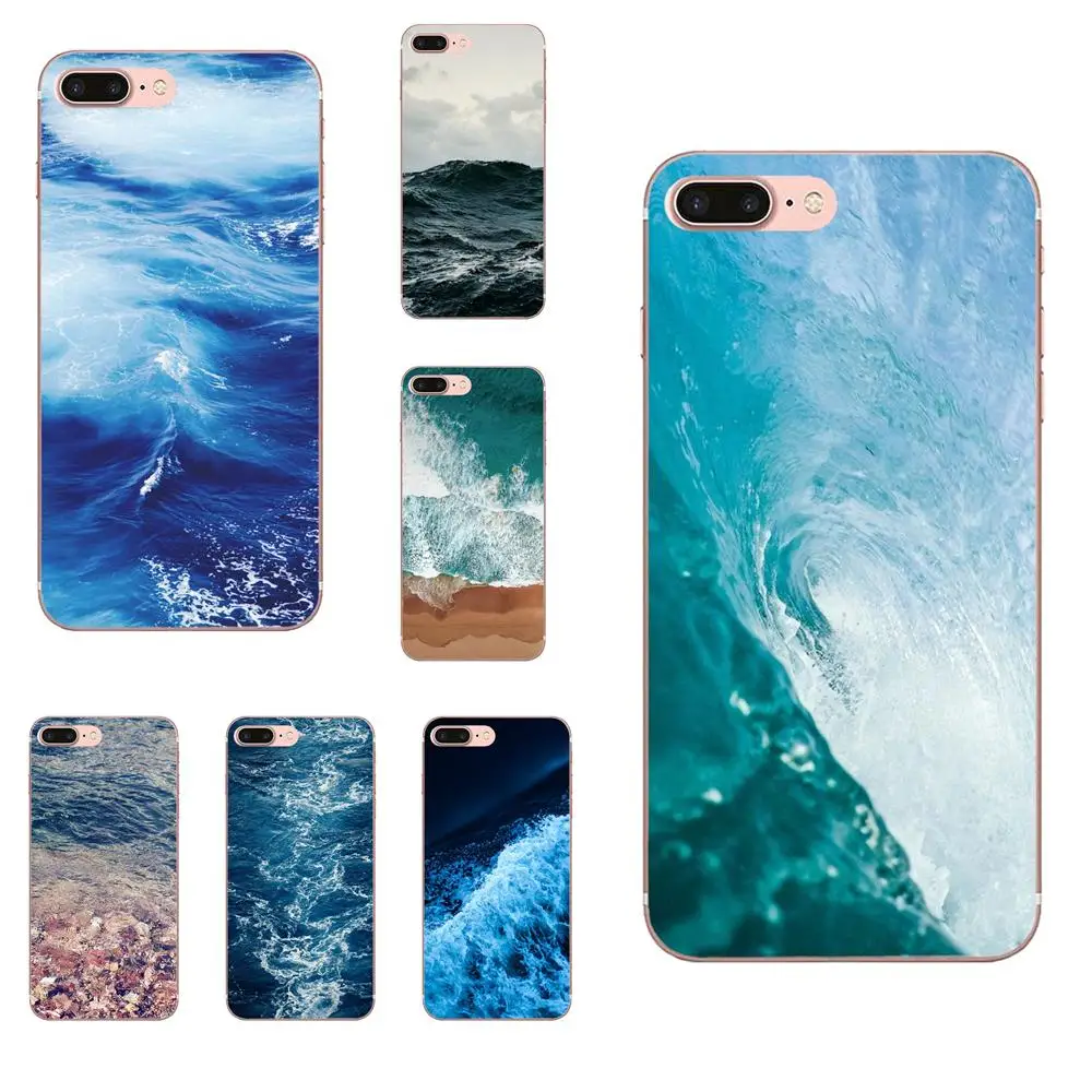 The Sea European Travel Style For Xiaomi Mi3 Mi4 Mi4C Mi4i Mi5 Mi 5S 5X 6 6X 8 SE Pro Lite A1 Max Mix 2 Note 3 4 TPU Pattern | Мобильные