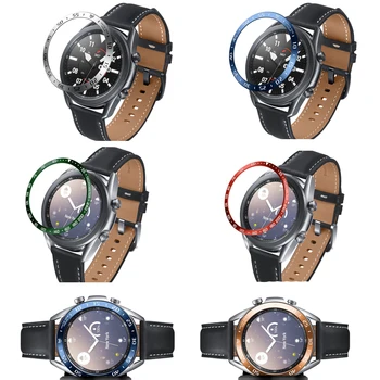 

Stainless Steel Metal Bezel Styling Ring Protection For Samsung Watch3 Galaxy Watch 3 41mm/45mm Protective Frame Case Edge Cover