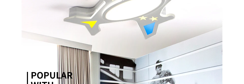 Современные светодиодные потолочные лампы, детский самолет мечты для детской комнаты, AC85-265V, украшение комнаты, потолочный светильник