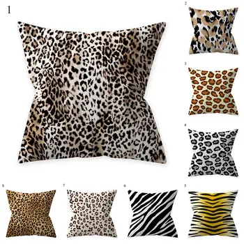 

New Animal Leopard Print Pillowcase Fashion Sofa Throw Cushion Cover Home Decorative Pillowcase Eco-Friendly Pillow Cases