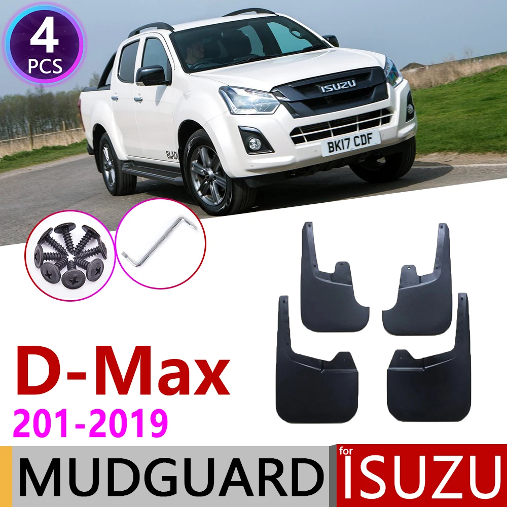 Брызговик для Isuzu d-max 2011 ~ 2019 DMAX крыло грязи брызговик ЛОСКУТ аксессуары
