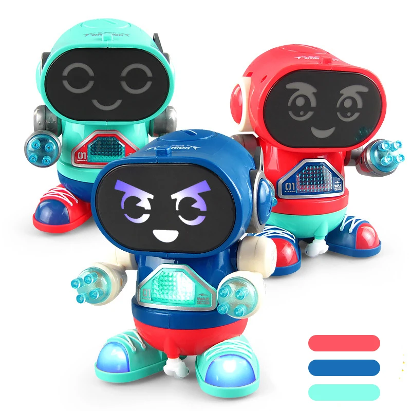 Children Electric Dancing Robots For Kids Toy Rock Light Music Early Education Walking Boys Girls Babys Toddlers robot dance toys robot toy remote control robot toy