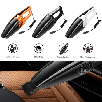 

Car Vacuum Cleaner Portable Handheld Auto Mini Vacuum Cleaner Robot for Car Interior & Home & Computer Cleaning