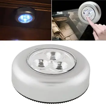 

Mini 3 LED Stick Convenient Touch Lamp Practical Cabinet Night Light Lamp Bulb