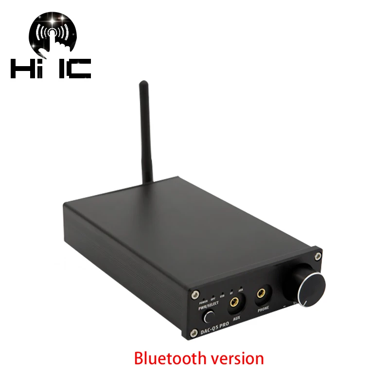 HIFI аудио ЦАП USB Bluetooth 5,0 оптический коаксиальный аудио вход Декодер Усилитель наушников для домашнего звукового кинотеатра