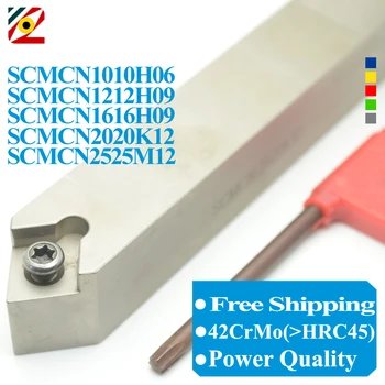 

SCMCN1010H06 SCMCN1212H09 SCMCN1616H09 SCMCN2020K12 SCMCN2525M12 SCMCN CNC Lathe Cutter Turning Tool Holder CCMT09T304 Inserts