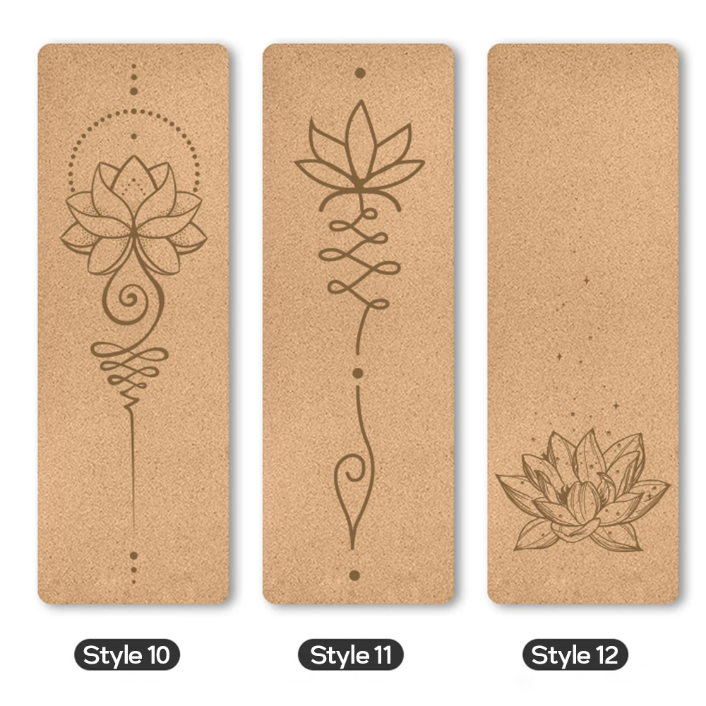 Tapis de yoga en liège et caoutchouc - Tapis de yoga