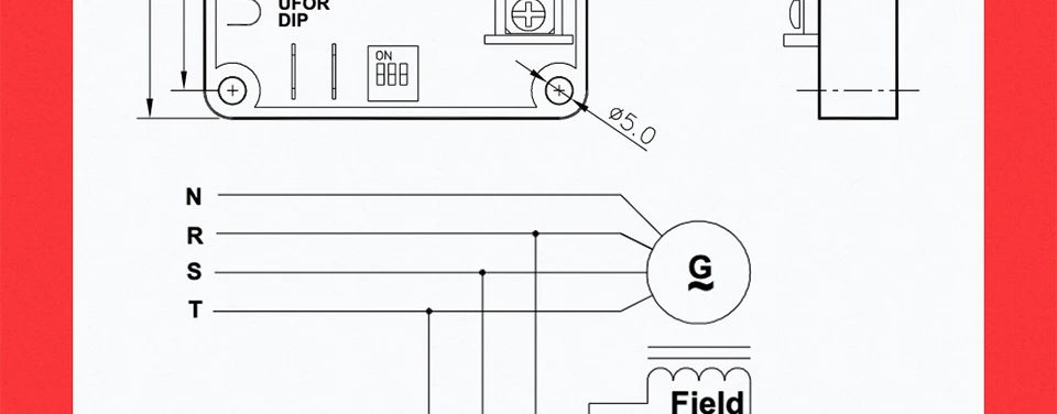 EA05A автоматический регулятор напряжения avr 100kva запчасти дизельного генератора