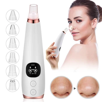 

Electric Blackhead Remover Black Dot Pimple Pore Vacuum Acne Remover Limpieza Facial Pore Cleaner Skin Care Tools Beauty Mach