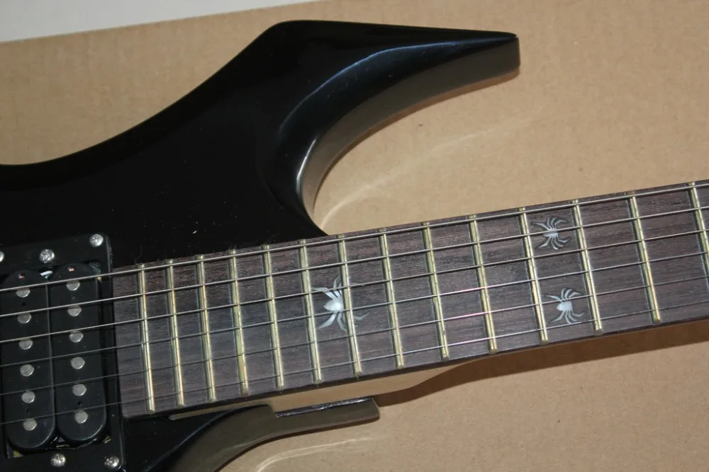 New+ Factory+ black B.C.Rich signature special electric guitar Spider inlays open pickups B C Rich guitar Free Shipping