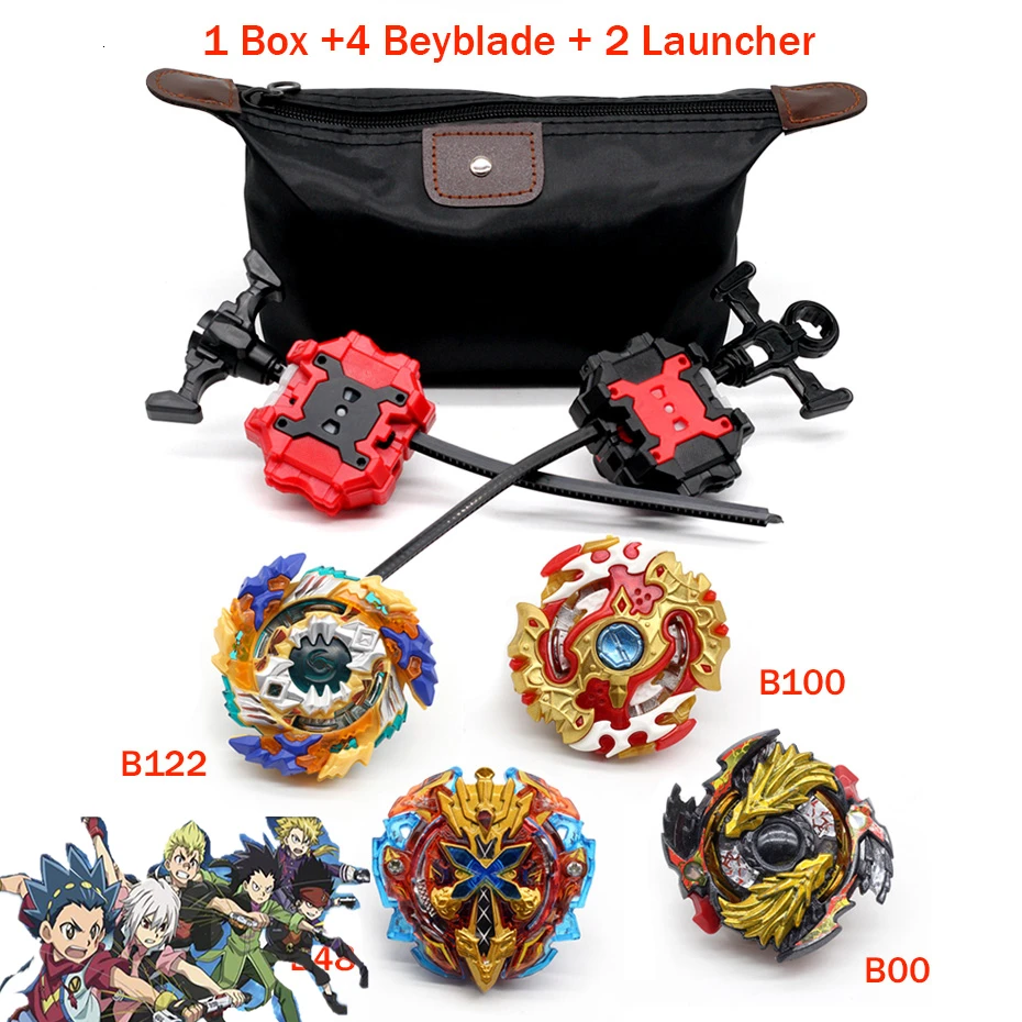 

New Style Toupie Beyblade Burst Set Beyblade Arean Metal Fusion Launcher Grip Packet Bey Blade Blade BagToy Gift For Children