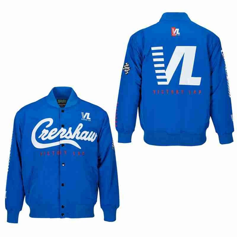 Bg American Football Jacket Victory Lap Dedication Nipsey Hussle