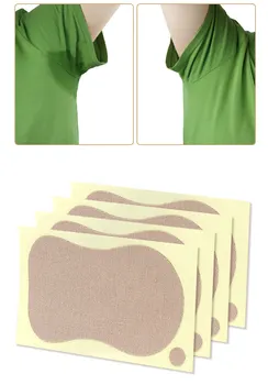 

4PC Sweat Pad Underarm Adhesive Sweat Pad Armpit Antiperspirant Deodorant Sweat-absorbent Stickers High Quality Perspiration Pad