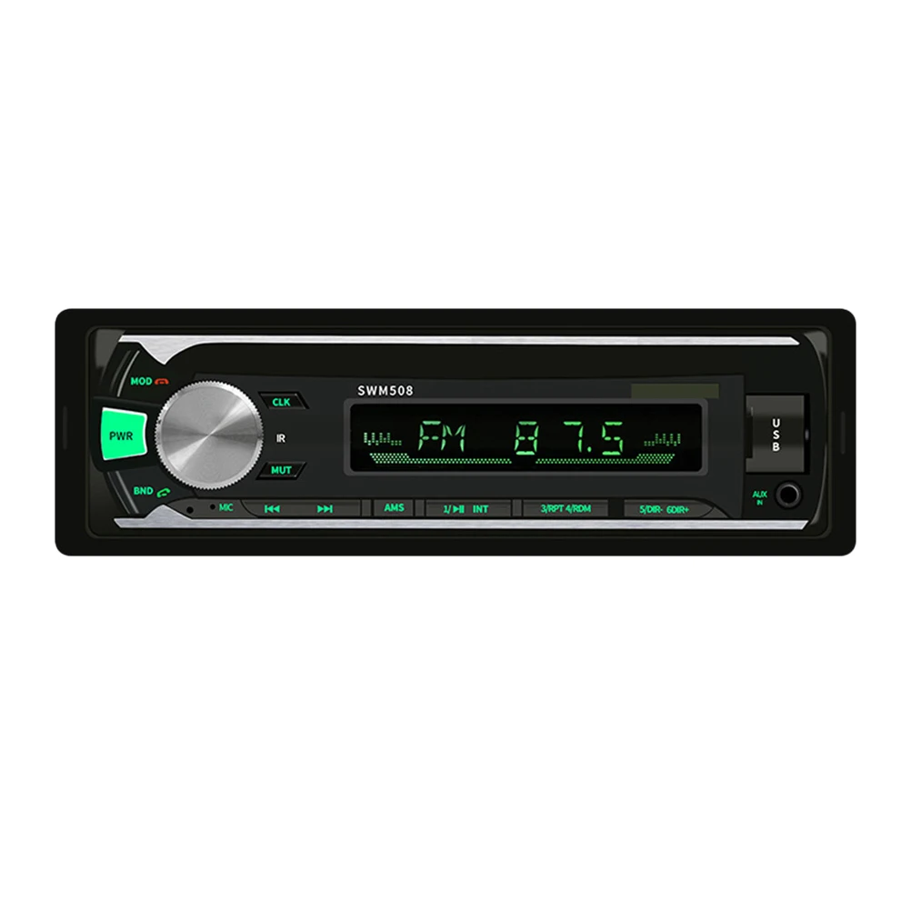 Автомобильный стерео FM-радиоприемник AUX USB TF U диск mp3-плеер динамик поддержка