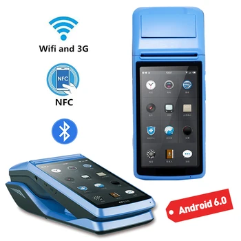 

GZWEIOU Pda Printer Supplies Handheld pos Terminal With All in one Thermal Printer Android Mobile POS Smart Roll Pos Paper NFC