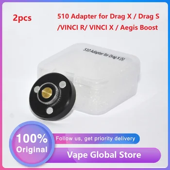

1pc 5pcs 510 Adapter for Drag X / Drag S /VINCI R/ VINCI X / Aegis Boost Kit Adapter Electronic Cigarettes Thread Vape Accessory