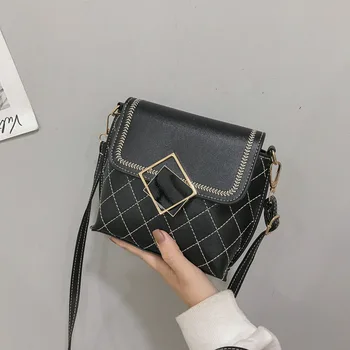 

High-Grade Bag 2020 Popular New Style Women's Bag Messenger Bag Rhombus Fashion Small Square Bag