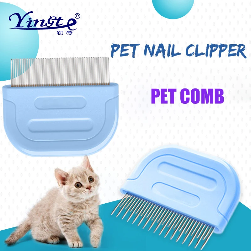 Little Portable Pet Flea Comb Dog Cat Groming Brush Dogs Cats Hair Remover Combs Beauty Grooming Tools Pet Products Pet Supplies