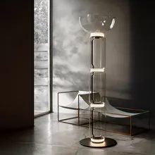 

Post Modern Glass Floor Light Creative Design Living Dining Room Commercial Premises Hotel Minimalist Home Decor Stand Lamp