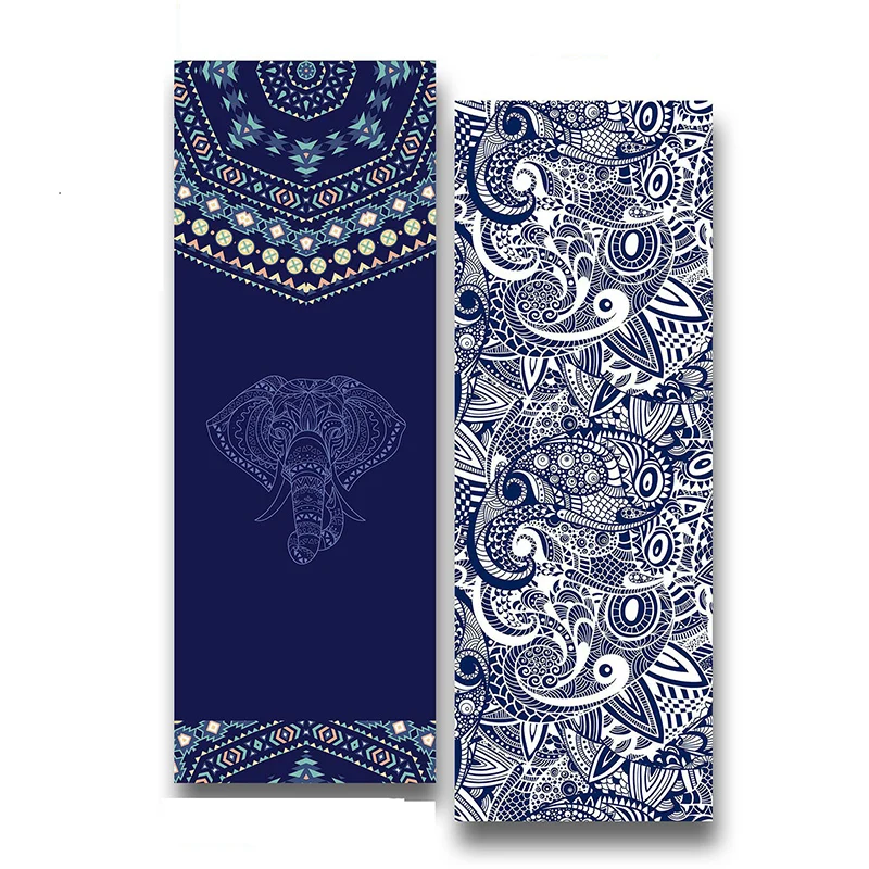 

185*65*0.1cm Yoga Mat Towel Digital Printing Folding Portable Non-slip Exercise Home Gym Pad Environmentally Picnic Blanket