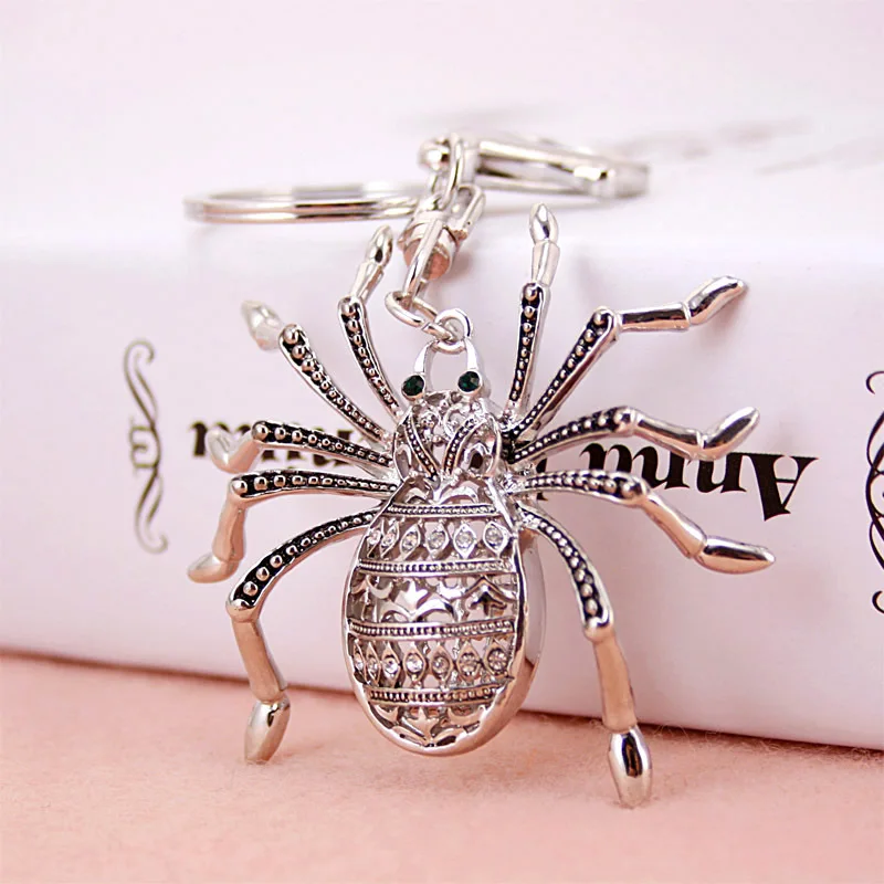 XDPQQ Creative Retro Insect Animal Keychain Spider Pendant Lady Bag Accessories Metal Small Gift | Украшения и аксессуары