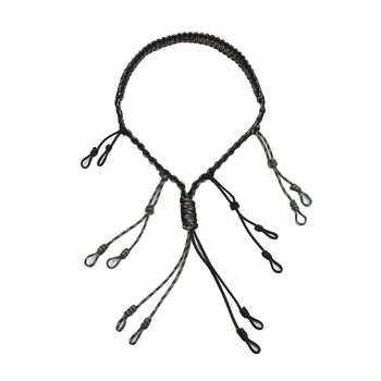 

Outdoor Hunting Collar Hunting Hunting Supplies Umbrella Rope Braided Collar Multifunctional Wild Bird Whistle Sling Fluorescent