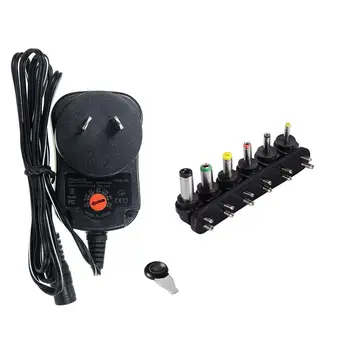 

1PCS 3V 4.5V 5V 6V 7.5V 9V 12V 1A Adjustable Power Adapter AU Plug AC/DC Charger Universal 12V 1000mA Switching Power Supply 12W
