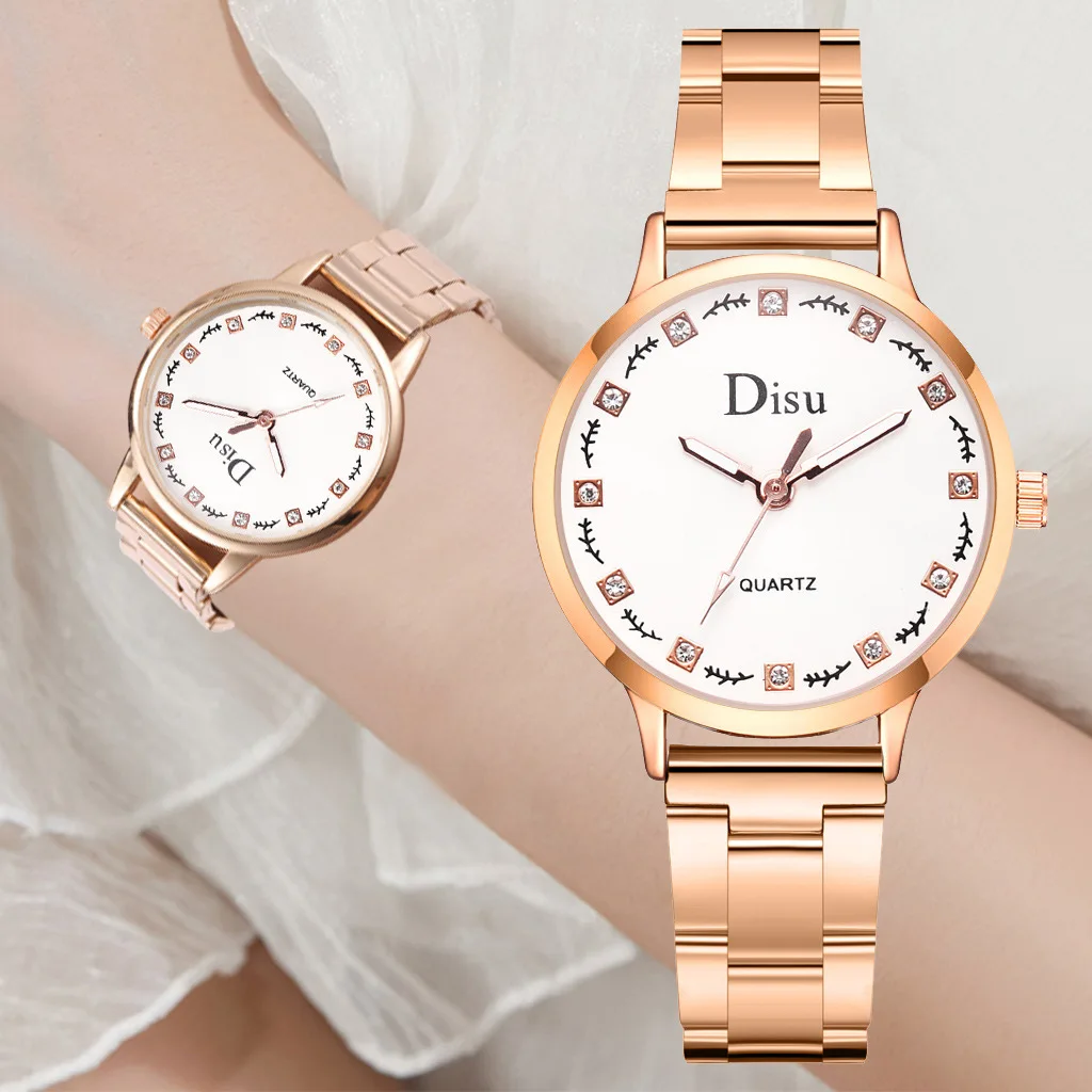 

Women Watches Ladies Stainless Steel Exquisite Watch Women Rhinestone Luxury Casual Quartz Watch Relojes Mujer 2019 New Arrivals