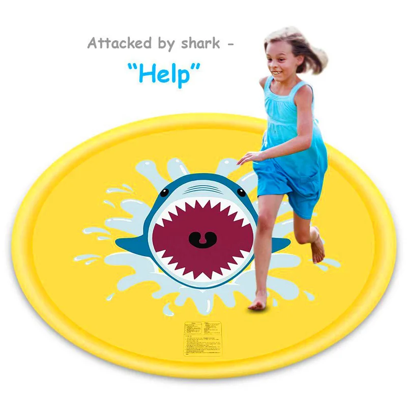 

Water Mat Children's Play Mat Baby Water Mat Water Play Mat Baby Play Mat Inflatable Spray Water outdoor Swimming Pool