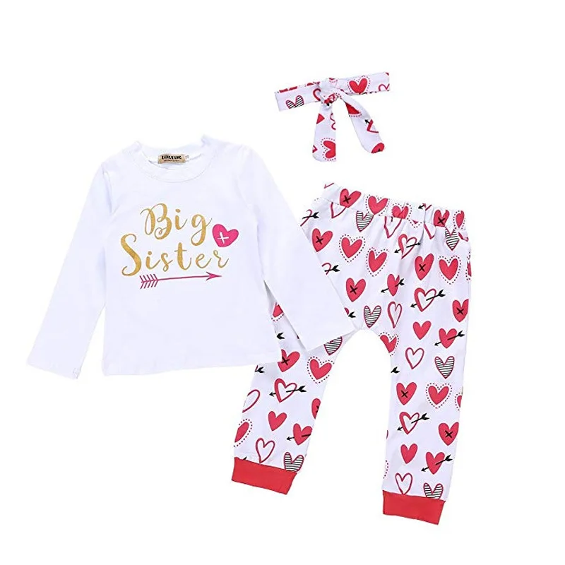 Повязка на голову с сердечками для маленьких девочек милый белый топ младенцев