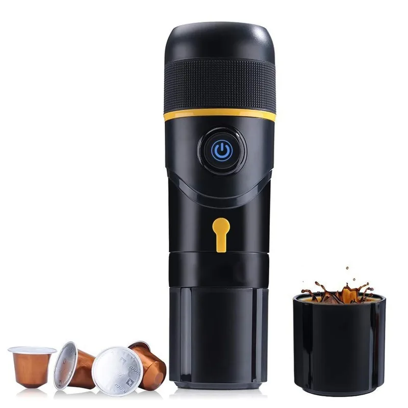 

2019 new portable Italian capsule coffee machine car electric automatic coffee machine coffee powder capsule coffee machine