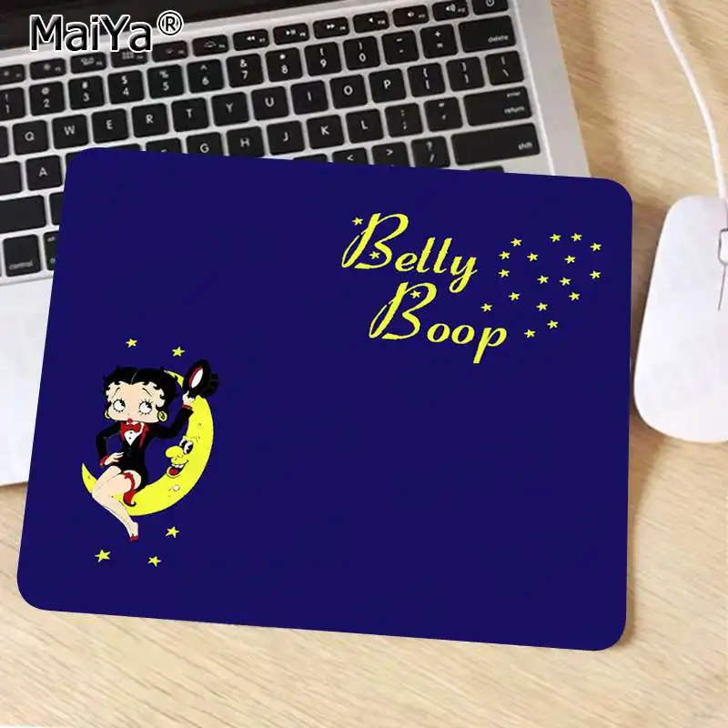 Not Lock Edge20x25cm Maiya My Favorite Betty boop girl клавишный коврик резиновый игровой коврик для мыши Настольный коврик большой коврик для мыши клавиатуры коврик - Цвет: Not Lock Edge20x25cm
