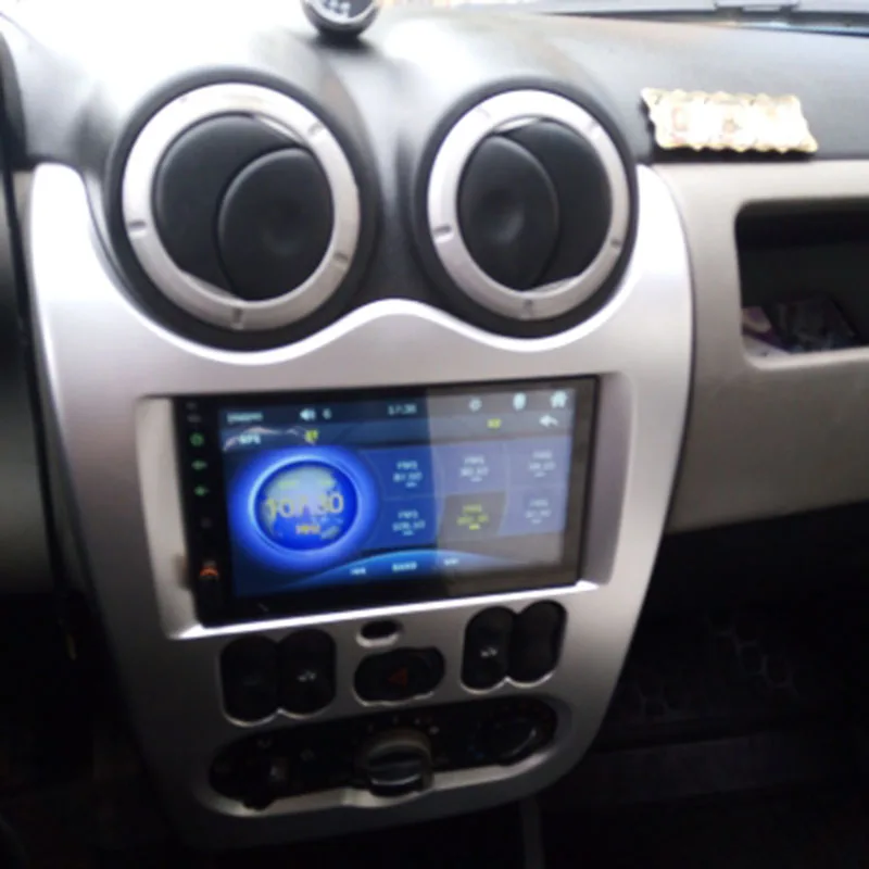 Автомобильная радиосвязь для Logan Sandero DACIA Duster, рамка, панель, адаптер, CD накладка, рамка