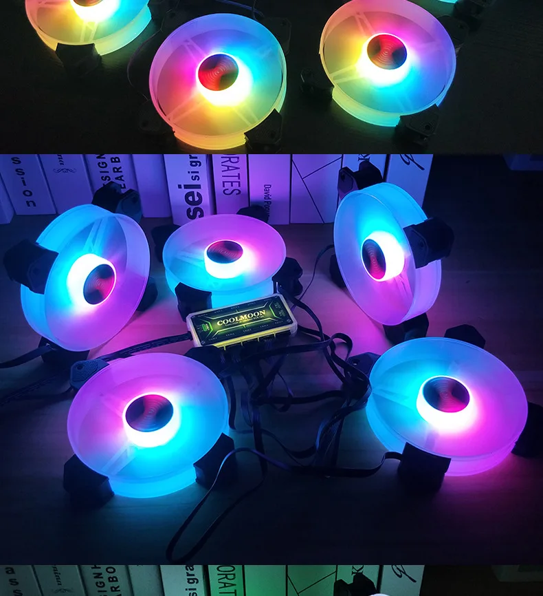 computador, lâmpada colorida, refrigerador, mudo, 5v, dc, argb, argb, aura sync
