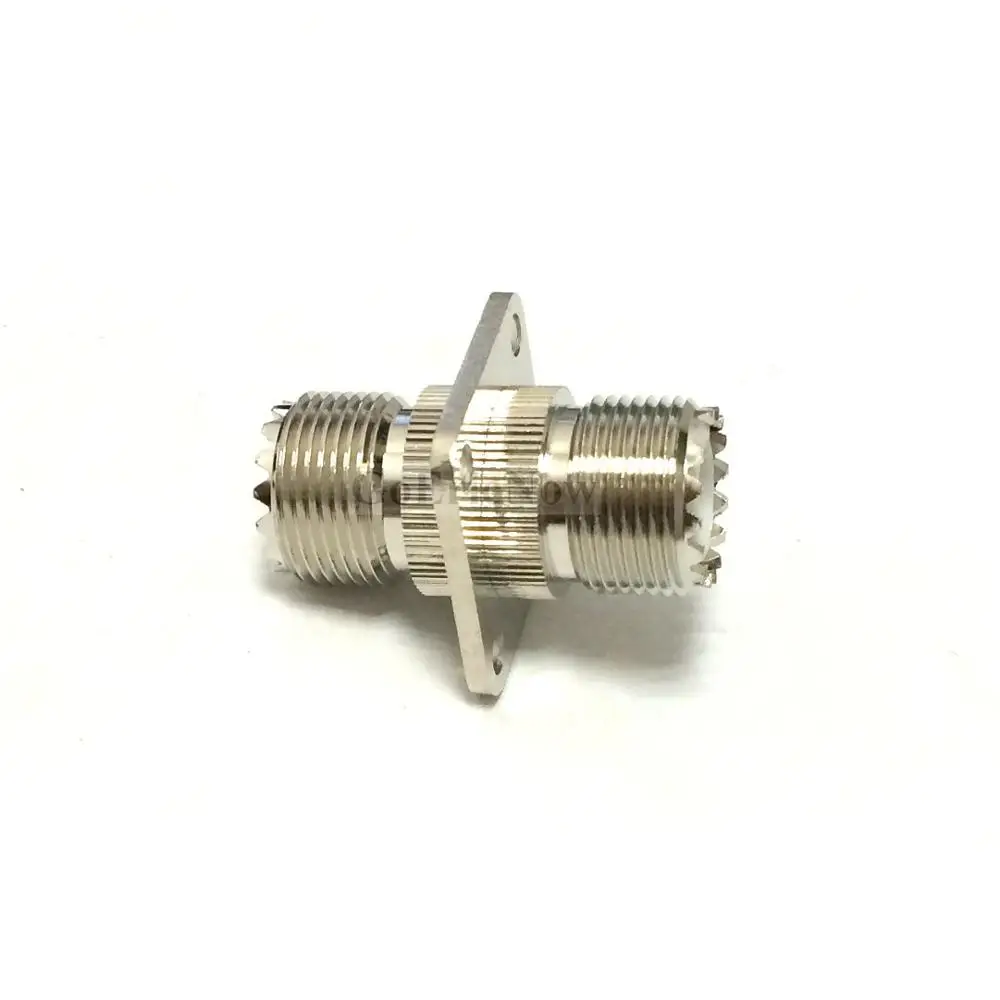 5 шт. РЧ коаксиальный 50ohm разъем UHF для женщин SO 239 SO239 с Фланцевая панель Разъемы