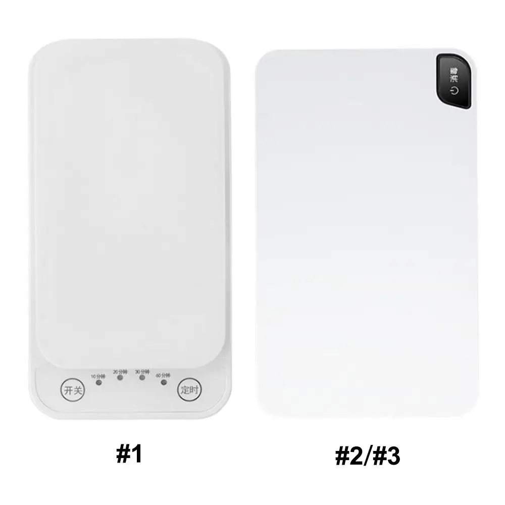 

Masks Disinfection Box White Watch Accessories Earphone Uv Flip Portable Phone Cleaner Coin ABS Jewelry Wireless Charger