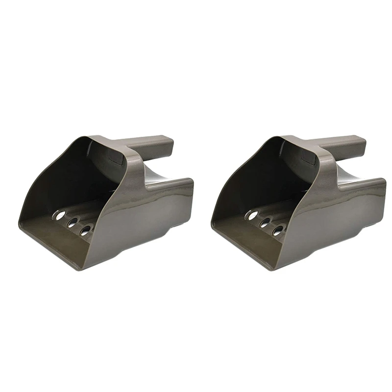 

2PCS Sand Scoop for Metal Detector Prospectors Scoop Metal Detecting Bucket Sand Shovel Stone Scoop Gold Rush Metal Detector Acc